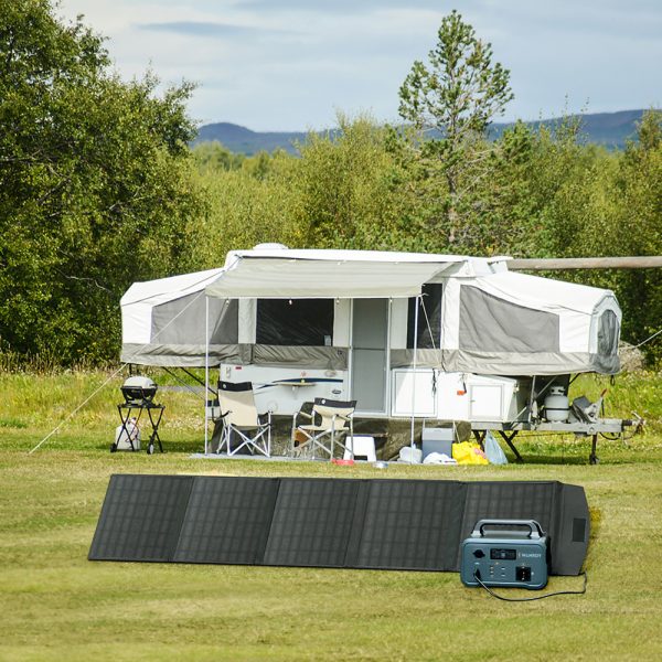 AFERIY Powerstation 100W Tragbar – 99,2Wh, Solar-ladbar, LiFePO4, Für Camping & Notfälle, Rosa