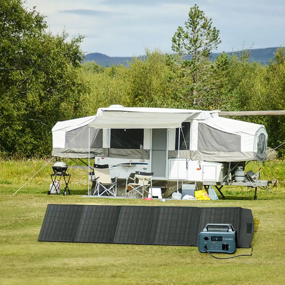 Powerstation 648Wh/600W Tragbare Powerstation mit 100W Solarpanel WANROY – Bild 6