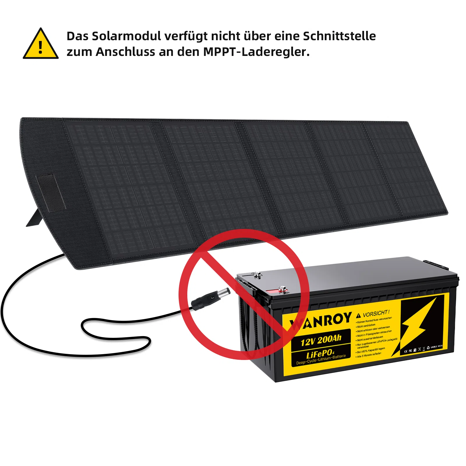 WANROY 100W  Solarpanel— 0% MwSt. – Bild 2