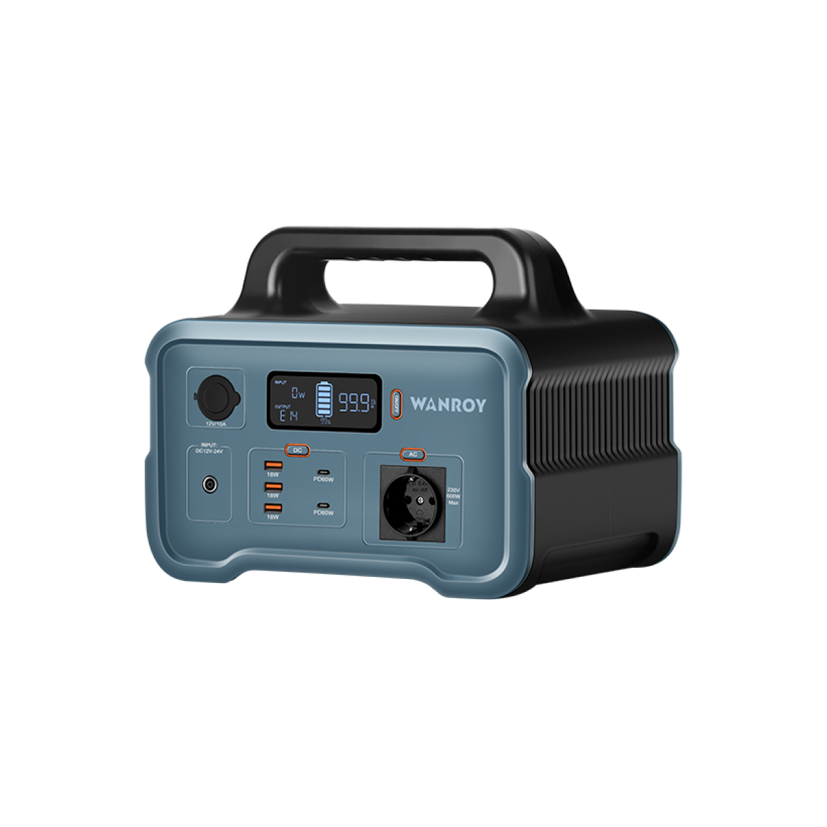 WANROY Tragbare Powerstation 600W | 648Wh